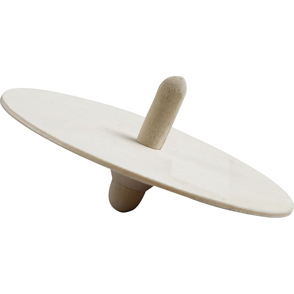 Creativ Spinning top, D: 8 cm, H: 4 cm, 10pcs