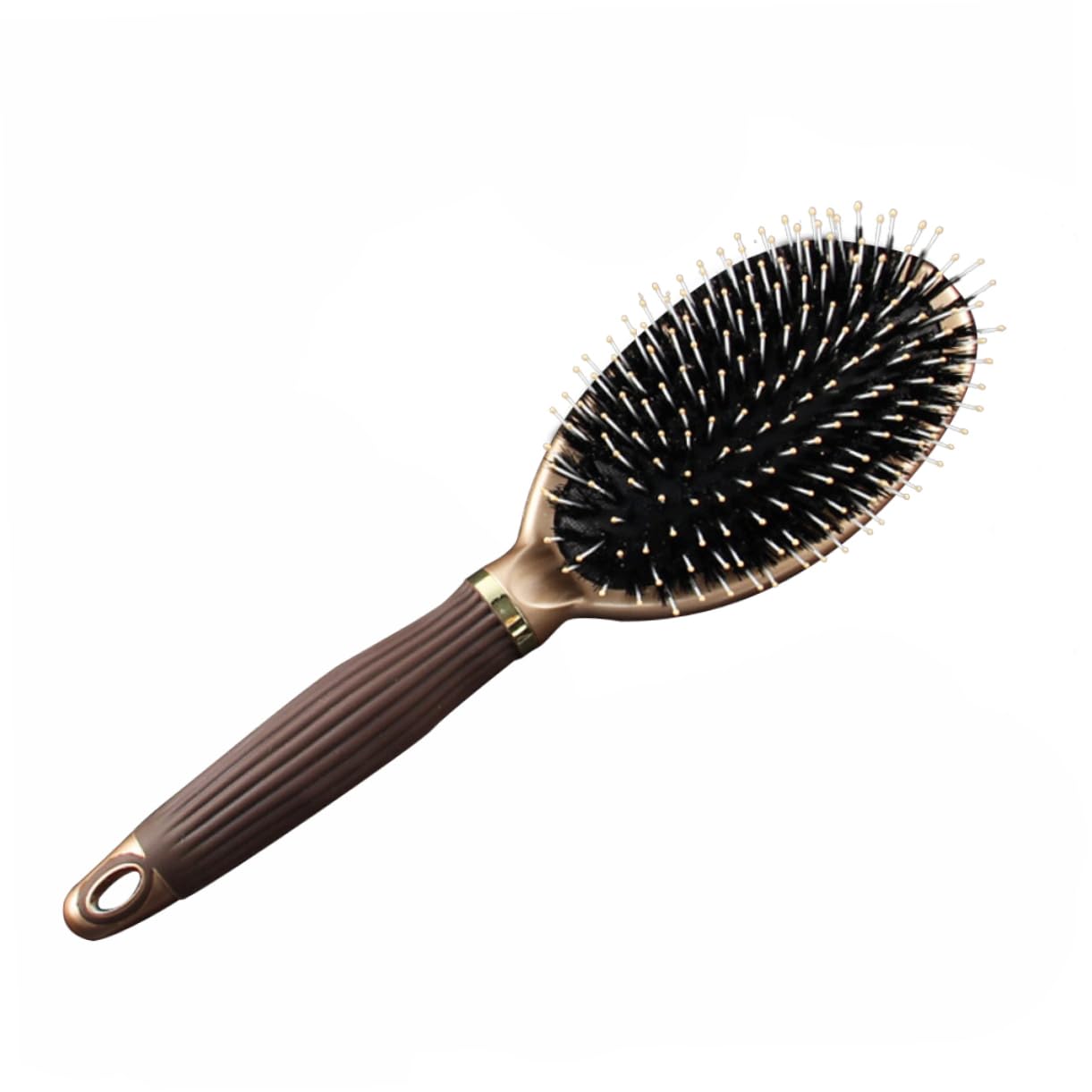FRCOLOR 2 Cepillos De Pelo Para Hombres Y Mujeres Con Cerdas De Jabalí Para Peinados Lisos Y Rizados.