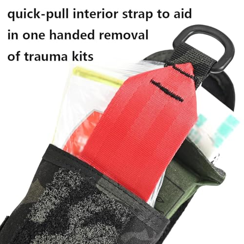 Trousse médicale tactique WLXW robuste pochette IFAK vide à ouverture rapide