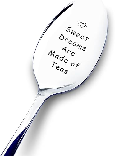 Miniatura 2 de Sweet Dreams están hechos de cuchara de té con caja de regalo, regalos divertidos para amantes del té, la mejor cuchara de té de acero inoxidable