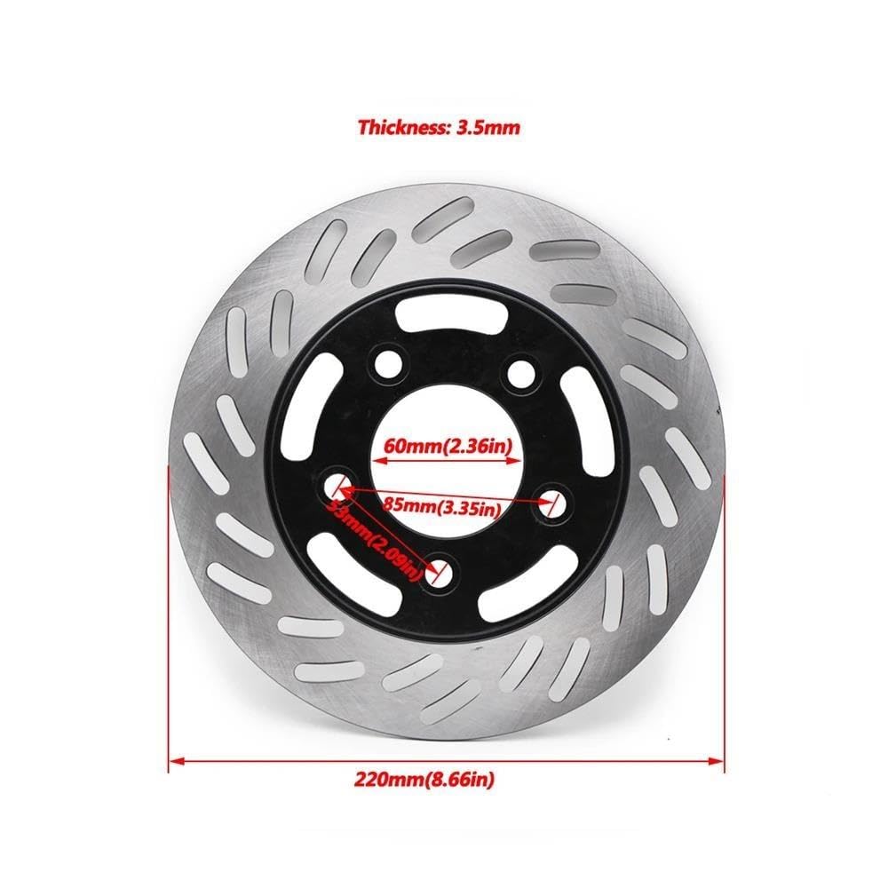 Disco posteriore da 220 mm 3,5 mm S Jet14 XS150T Cruisym