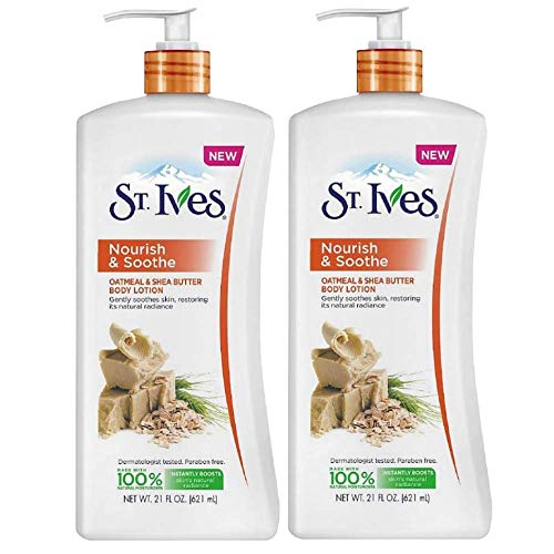 St. Ives Nourish & Soothe, Oatmeal & Shea Butter Body Lotion 21 oz