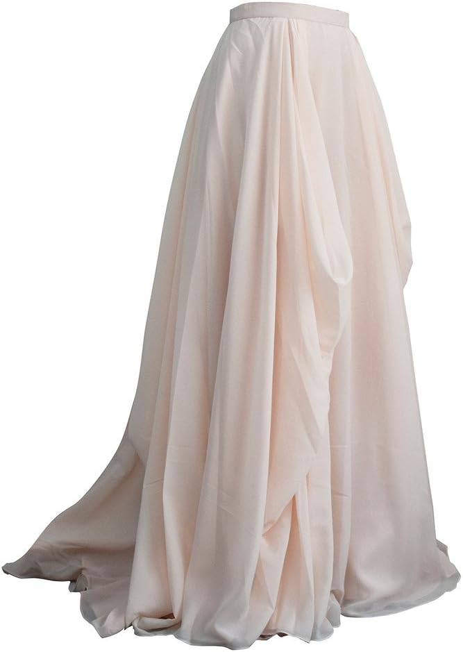 Ruffle Short Train Wedding Bridal Skirts Women Full Length Party Skirt