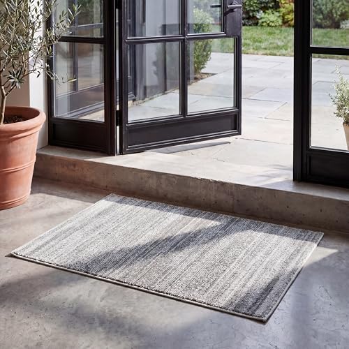 Tapete SAFAVIEH Adirondack 2'6" x 4' Gris y Marfil miniatura 1