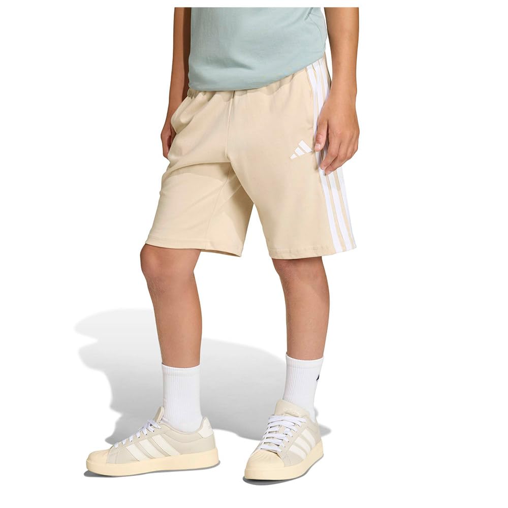 adidas Sportswear Junior Unisex Essentials Shorts, Crli/White, Size 11-12 Years