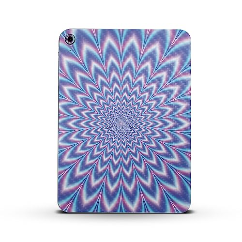 Image of MightySkins Carbon Fiber Skin Compatible with Apple iPad 10.9 inch 10th Gen (2022) Full Wrap Kit - Jitter Illusion | Protective, Durable Textured Carbon Fiber Finish | Easy to Apply | Made in The USA