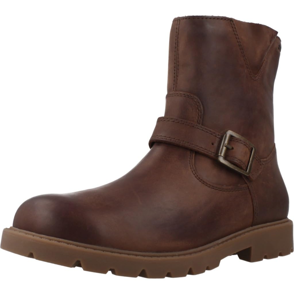 Geox J SHAYLAX GIRL B, Chelsea Boot, DK BROWN,