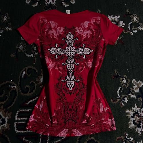T-shirt Emo Y2K ample et confortable qui élimine la chaleur - 2