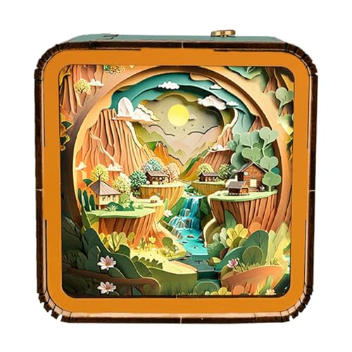 3D Wooden Puzzles Night Light, LED Nightlight Puzzle, Wooden Puzzle Desk Decor, Home Decor, Night Light Puzzle Toy, Wooden Puzzle Lamp, Creative Wooden Puzzle, Wooden Puzzle for Adults