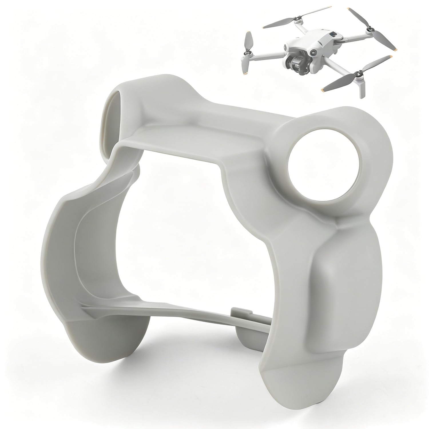 ZORBES® for Mini 4 Pro Camera Lens Hood Anti-Glare Parts for Mini 4 Pro Sun Hood Gimbal Camera Protector Sunshade Drone Accessories-picture-20