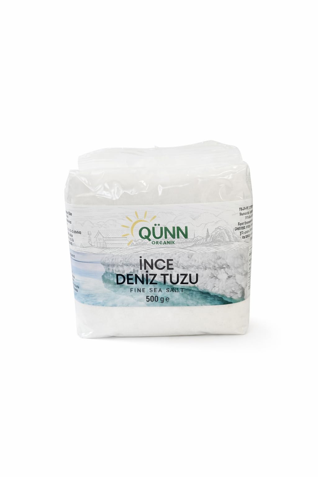 QÜNN Organik İnce Kristal Deniz Tuzu