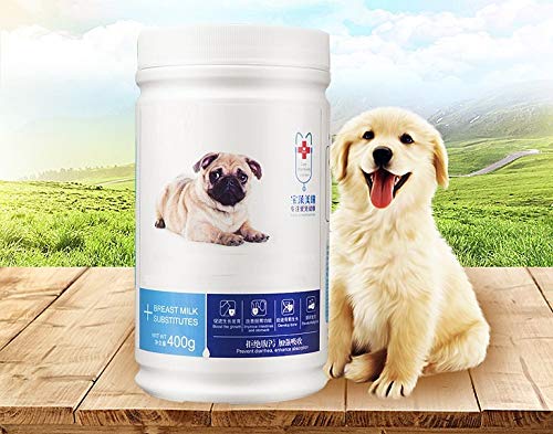 GOWE Ziegenmilch Spezial für Hund, Muttermilch Ersatz 400g, voll mit DHA, ARA, FOS, GOS, Taurin etc.