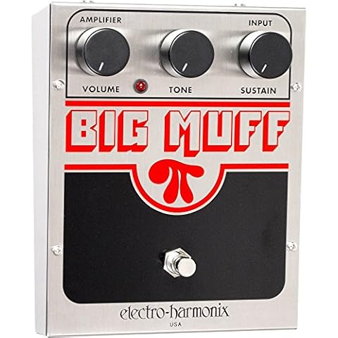 Electro Harmonix Big Muff Pi Pedal for Electric Guitar Silver Cover