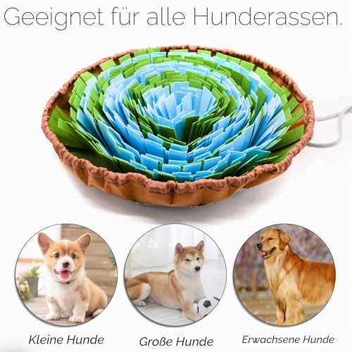 Hund Schnüffelteppich Schnüffelmatte, Schnüffelteppich für Hunde Wird für das Intelligenz und Geruchstraining des Hundes Verwendet, Beschäftigung, Schnüffelspielzeug