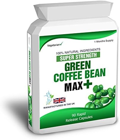 90 x GREEN COFFEE BEAN MAX + CAPSULES TRIPLE STRENGTH 5000mg With 50% CGA TAKE 3 CAPSULES PER DAY = 15000MG DAILY DOSE.Free Meal Plan & Dieting Tips Extreme Strength FAST DELIVERY 1 TO 2 DAYS