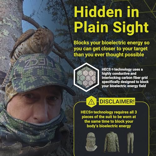 HECS Hunting Stealth Screen Heavyweight Socks Featuring Patented Technology Unisex- Accessories & Outdoor Apparel3
