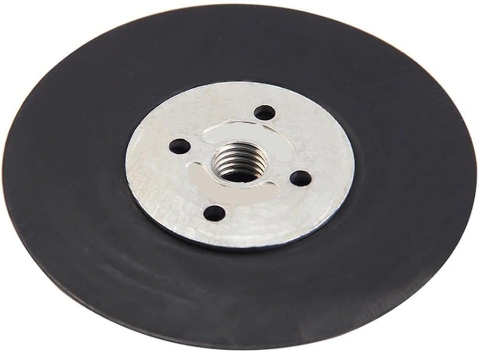 For M14 Backing Pad 6 Inch Sanding Disc Holder for Angle Grinder, 150mm Fibre Disc Mount with Lock Nut, Metal Polishing Backer Adapter for Grinding and Sanding