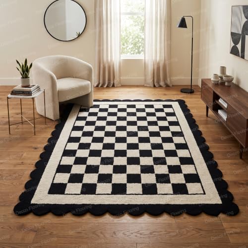 Image of Soft Pure Woolen Modern Collection Tufted Carpet for Living Room,Bedroom'Kitchen and Hall (12 X 18) Feet