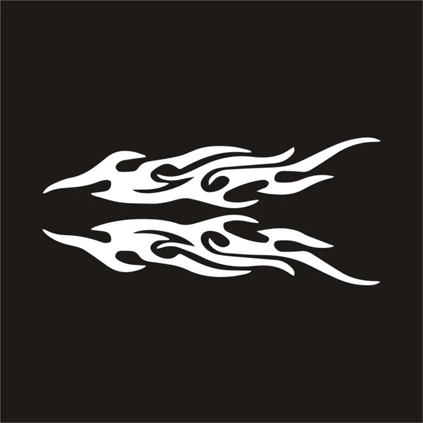 FGLFPXI Universal Decal Sticker Waterproof for Car Motorcycle Gas Tank Flame Sticker Kit Decals