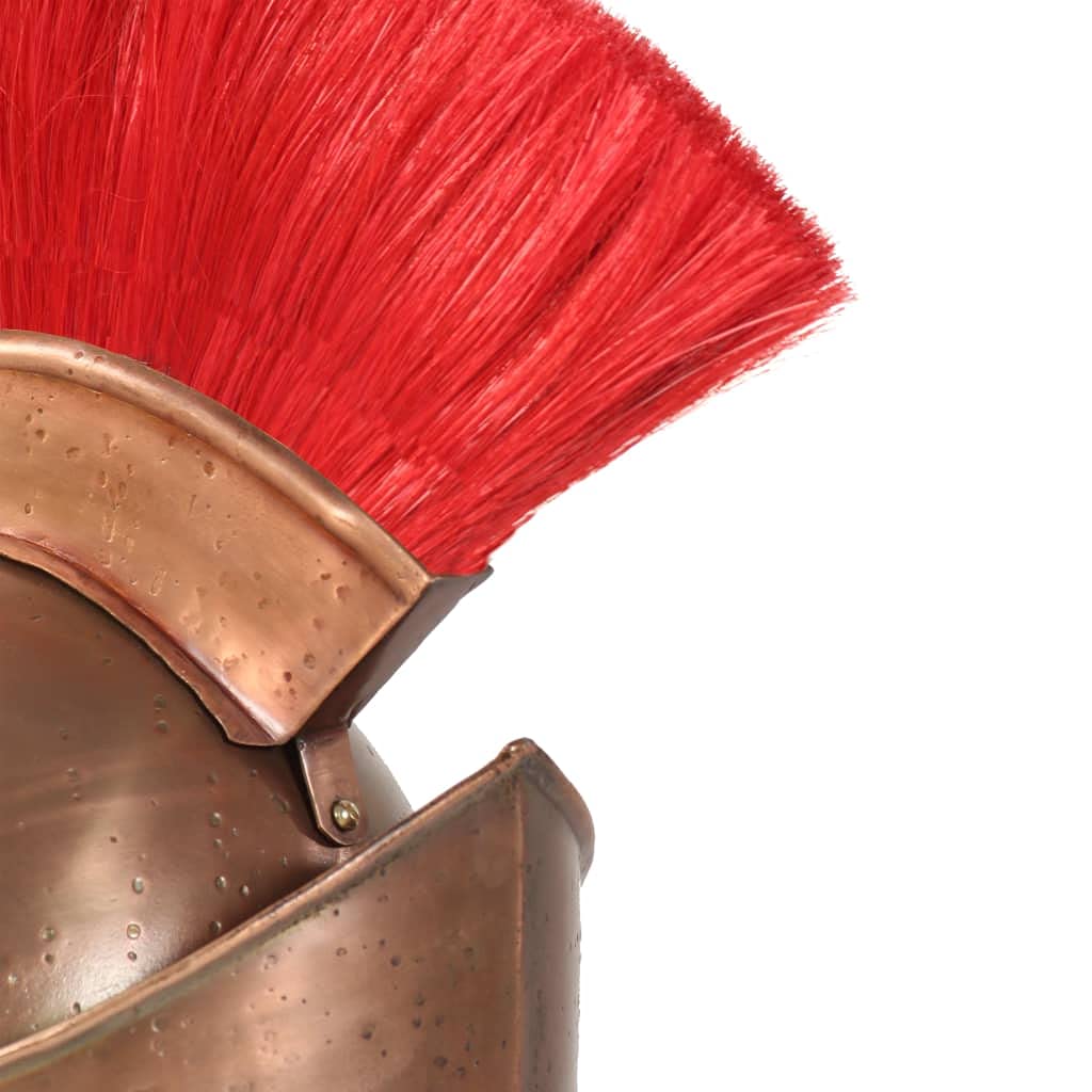 Genérico Réplica de Casco de Guerrero Griego rol en Vivo Acero Cobre,Arte y Ocio,Hobbies y Artes Creativas,Coleccionables,Armas coleccionables,Multicolor,2.45 kg,286228