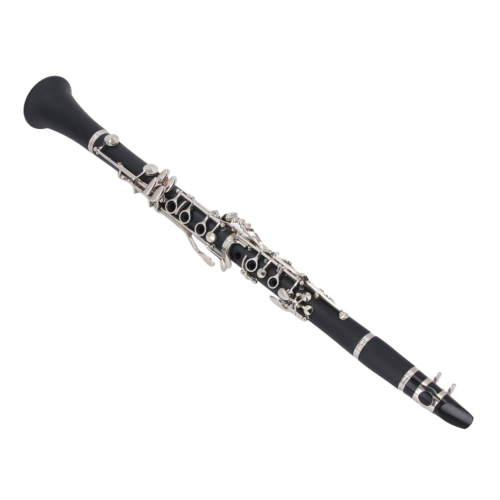 Jeffergarden Clarinetto Bemolle a 17 Tasti SI, Strumento Professionale in Plastica Ingegneristica, per la Musica Jazz e Classica, Ideale per Principianti e Studenti