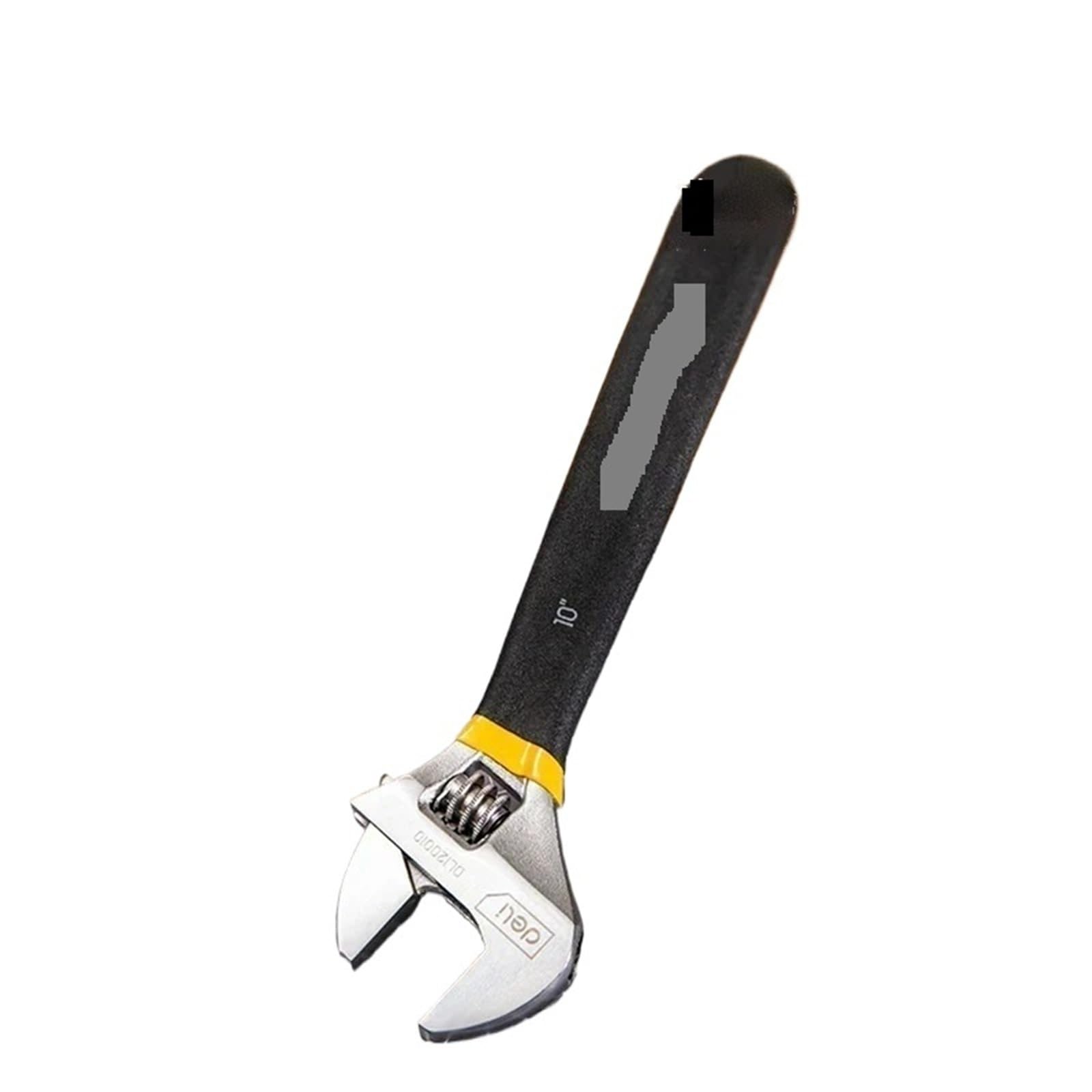 Llave Ajustable Llave universal: llave ajustable con agarre de goma antideslizante for reparación de automóviles, fontanería e industria(12-Inch)