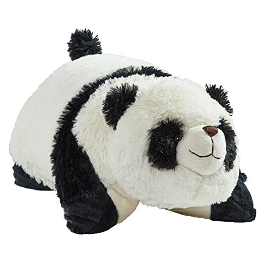 Pillow Pets Originals Comfy Panda, 18" Stuffed Animal Plush Toy