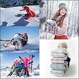 Cirorld Slipper Fluffy Socks for Women Men, Warm Bed Socks Christmas Socks, Winter Thick Fuzzy Socks Slipper Socks With Grippers, One Size Non Slip 5-11 - Image 9