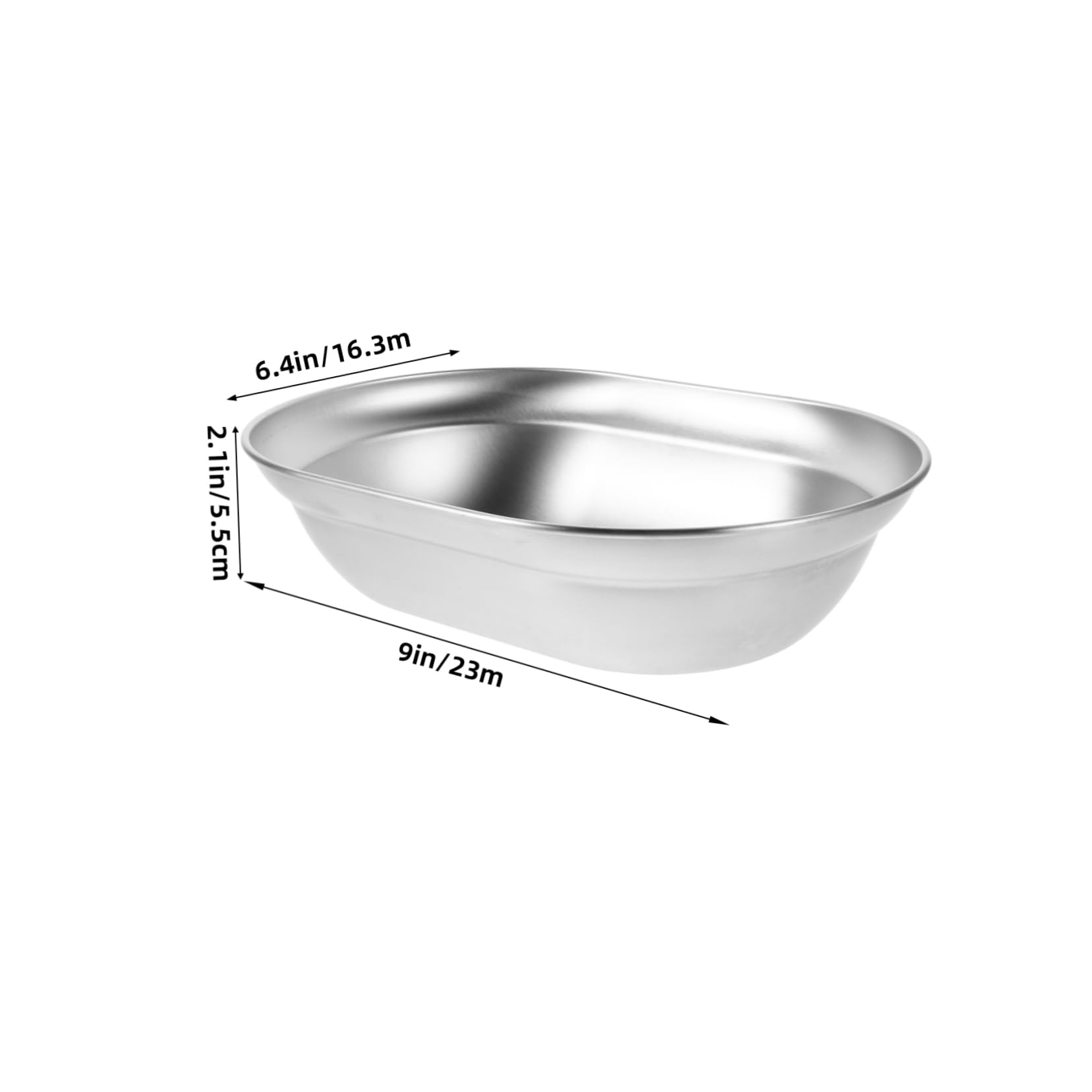 BCOATH Camping Stainless Steel Food Plate Multi-Function Soup Bowl for Outdoor Dining for Camping Road Trips Bbqs Portable Kitchen Dishware Durable Sturdy Material