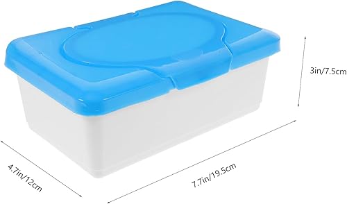 Miniatura 5 de Caja de pañuelos húmedos reutilizables para el hogar, organizador de pañuelos húmedos, contenedor de almacenamiento, dispensador de toallitas