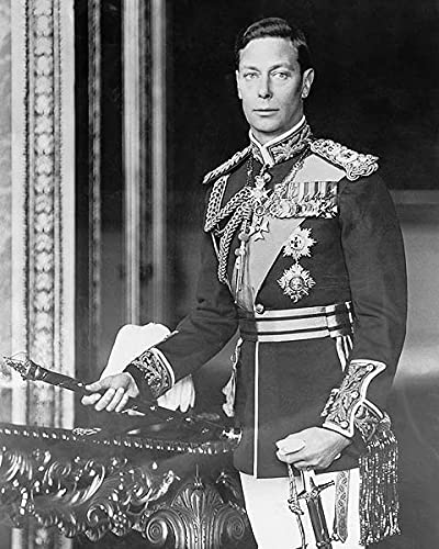 Great Britain King George VI Portrait WWII 8x10 Silver Halide Photo Print