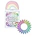 invisibobble Kids Hair Ties, Spiral Hair Ring with Strong Grip, Non-Soaking, High Wearing Comfort Updo Tool for Girls and Kids - Rainbow