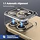 Jeluse für iPhone 16 Pro Max/iPhone 16 Pro/iPhone 15 Pro Max/iPhone 15 Pro/iPhone 14 Pro Max/iPhone 14 Pro Kameraschutz Kratzfest 9H Härte gehärtetes Glas Kameraschutz Ultra HD Klar