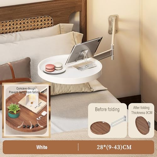 Table pliante murale réglable en bois pour optimiser l'espace des petits salons - 3