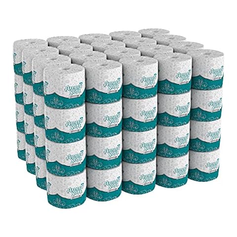 Angel Soft Professional Series Premium 2-Ply Embossed Toilet Paper by GP PRO, 16680, 450 Sheets Per Roll, 80 Rolls Per Case Cover