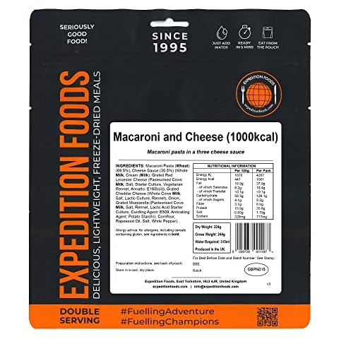 Expedition Foods Macaroni and Cheese Meal Cover