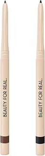 Beauty For Real I-Line 24-7 Eyeliner Bundle - Includes Whiskey + Black Magic - Long-Wearing, Waterproof Gel Formula - Safe for Sensitive Eyes & Contact Lens Wearers - 0.01 oz Each