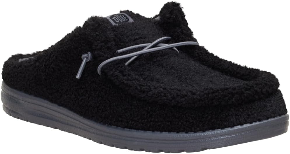 HEYDUDE Men's Wally Slip Sherpa Slip-On Mules | Lightweight Comfortable Shoes for Travel & Casual Wear - Image 8