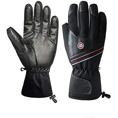 BIAL Waterproof Ski gloves Warm Driving Gloves Winter Gloves Snowboard Gloves Velvet Liner Gloves Windproof Cold Weather Gloves for Cycling Riding Driving Hiking Running Cover