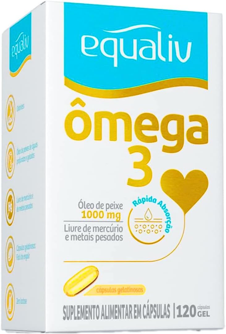 Equaliv Ômega 3 120 Cápsulas