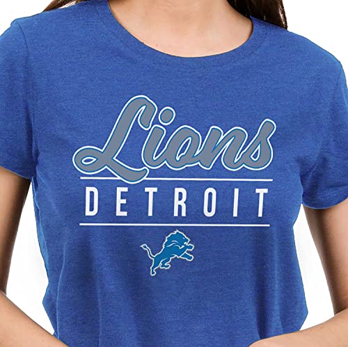 Junk Food Clothing x NFL - Detroit Lions - Fan Favorite - Women's Short Sleeve Fan T-Shirt - Size Small - Image 2
