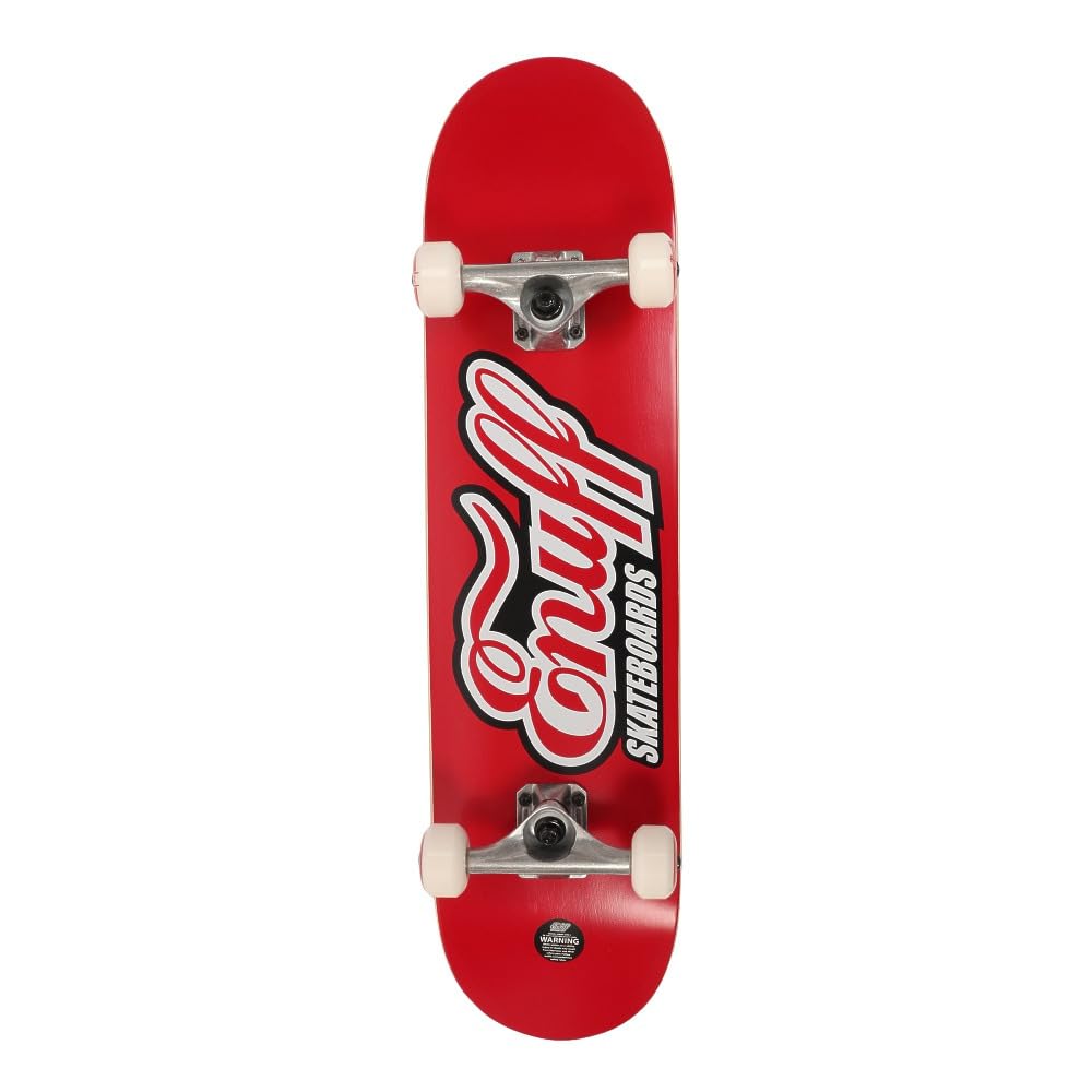 Enuff Skateboards Classic Logo Skateboard, Adults Unisex, Red (Red), 7.75"