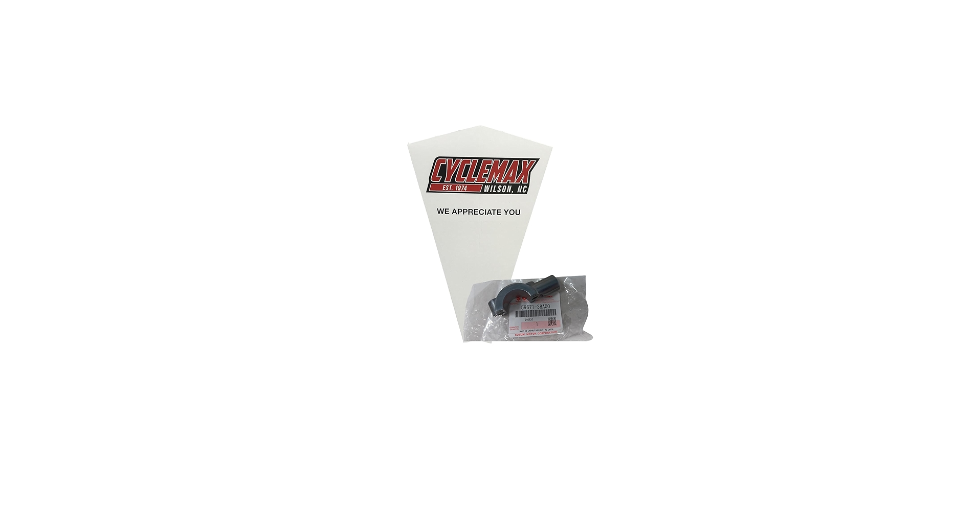 Amazon.com: Cyclemax One Pack compatible with Suzuki Front