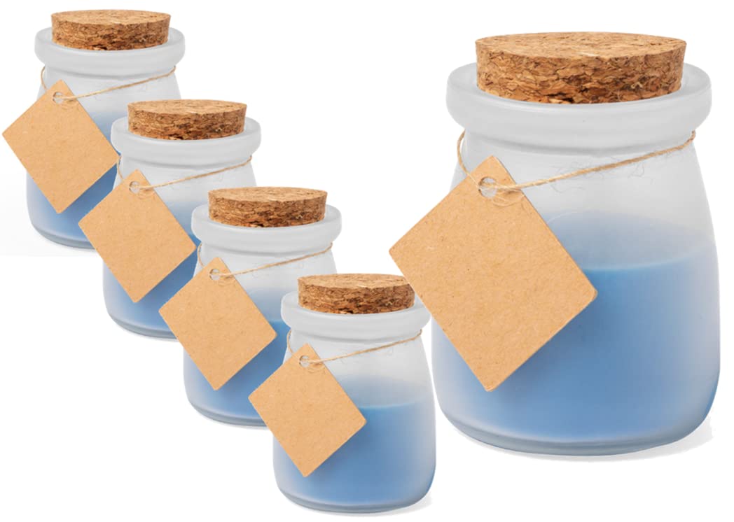 LOTE 50 Velas Aromáticas DETALLE BODAS con Etiqueta para poner Nombre y Fecha Enlace DETALLE BODAS invitados 50 unidades