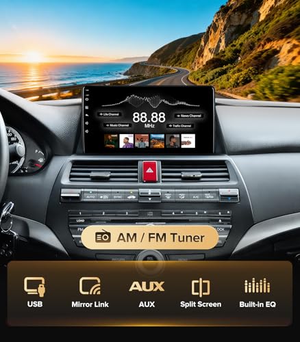 Car Radio Stereo Upgrade for Honda Accord 08-13, CarPlay Android Auto - image 7