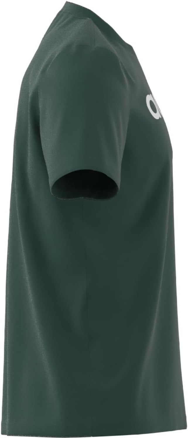 Adidas Men's Essentials Single Jersey Linear Embroidered Logo T-Shirt Legacy, Collegiate Green/Collegiate Green, X-Large Tall - Image 12