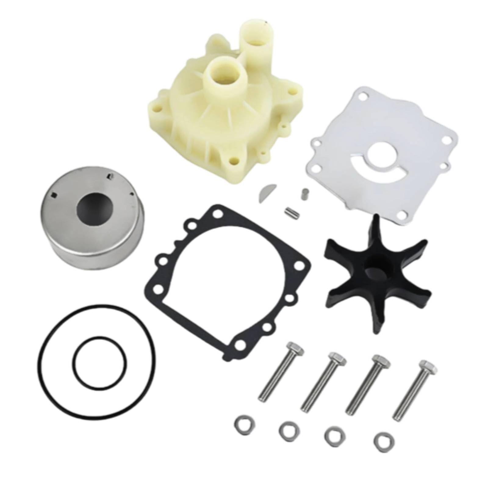 Kit di Riparazione Girante Pompa di’acqua con Alloggiamento Completo Ricambi Marino per Meccanici Nautici, Manutenzione Fuoribordo, Officina Nautica