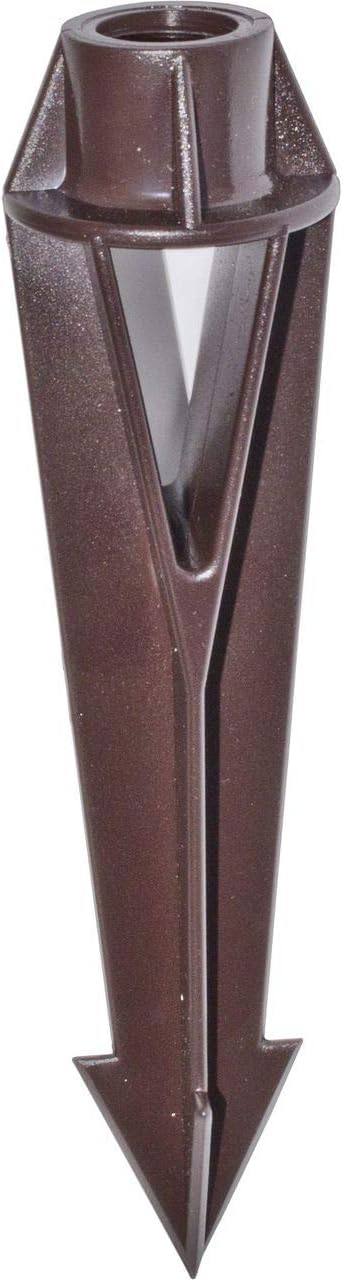 Dabmar Lighting LV-S2-F Plastic Female Heavy Duty Ground Spike, Black