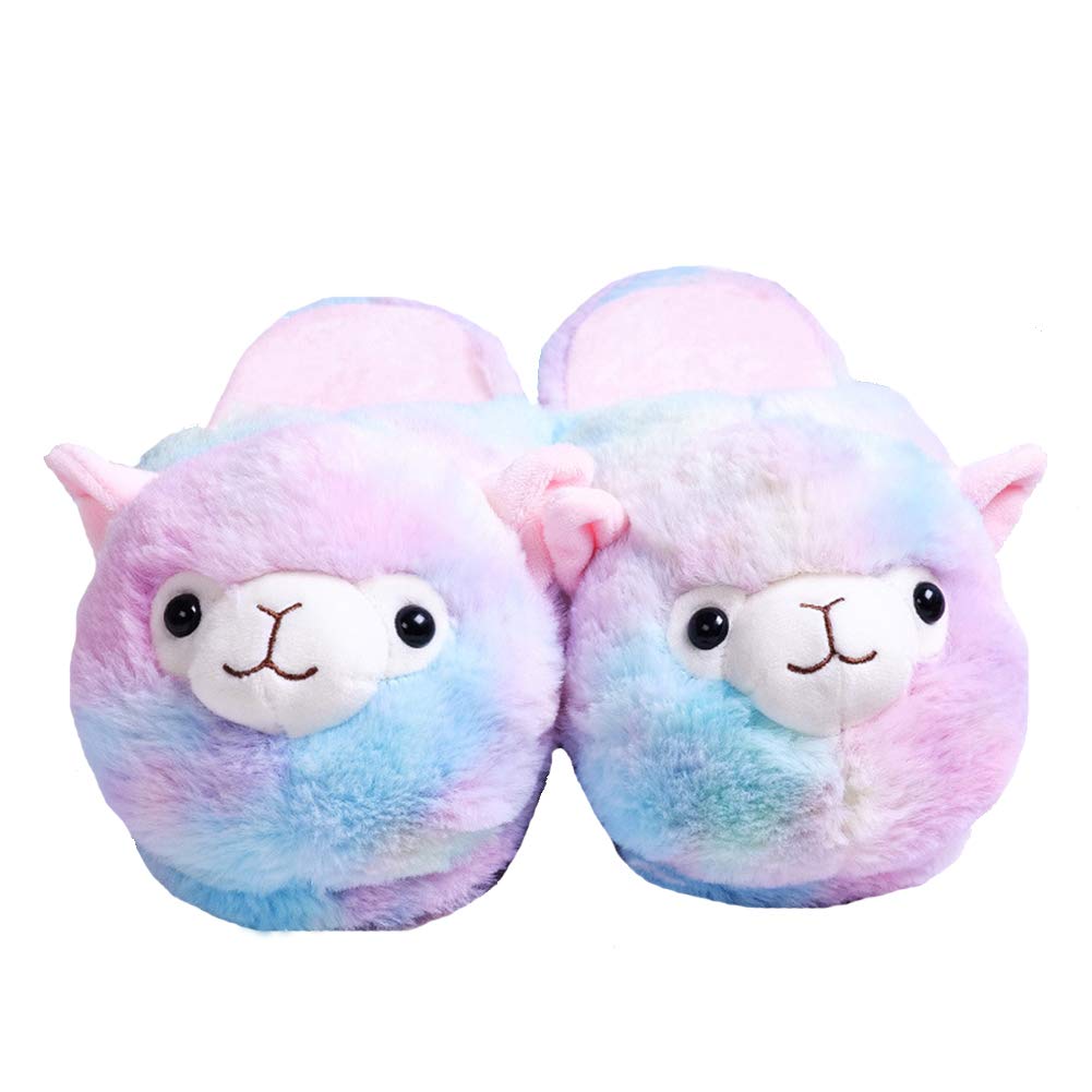 Cozy 100% Baby Alpaca Slippers For Women - Ultra Soft Indoor House Slippers With Memory Foam