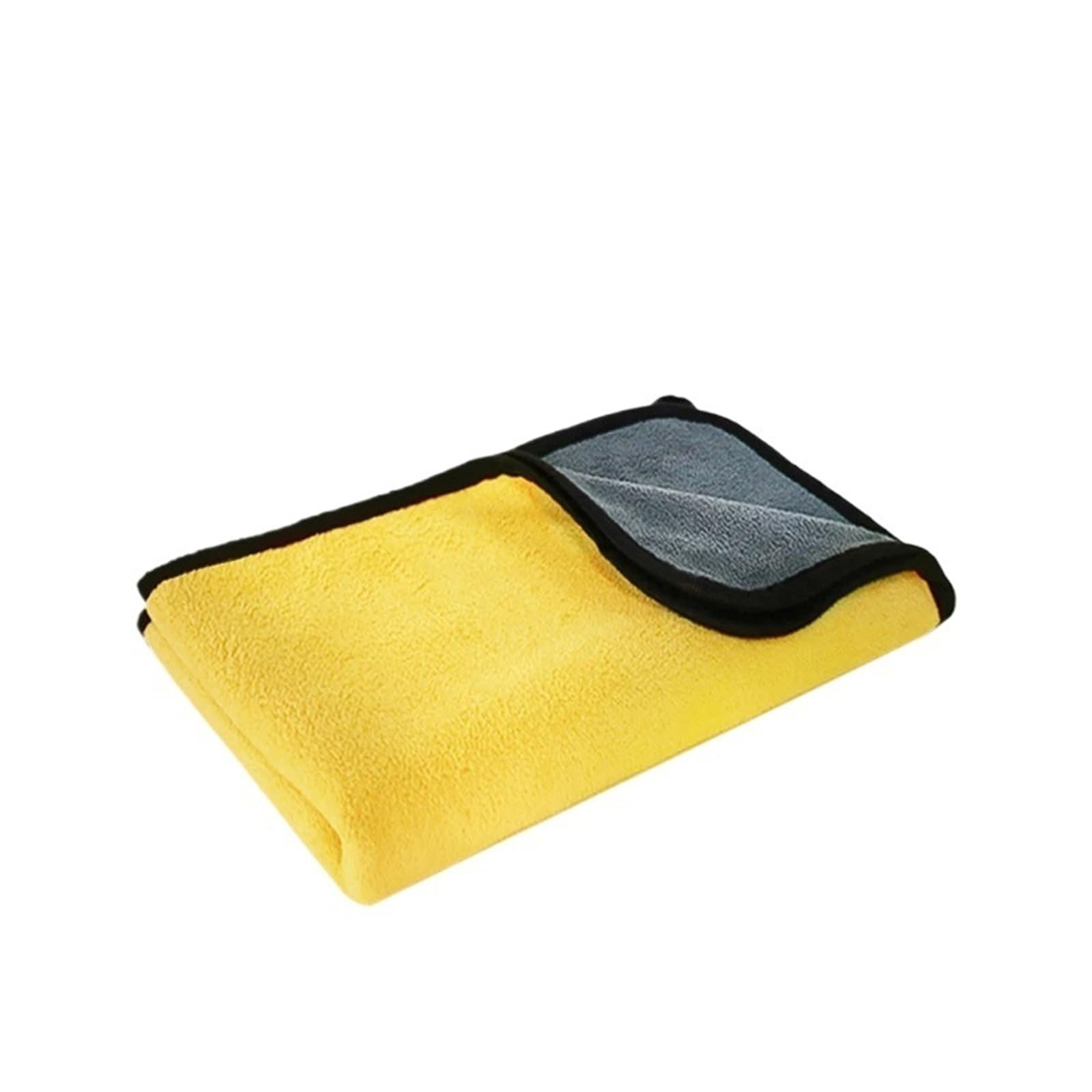 GMEqfhpOPS 1/3/5/10PCS Car Wash Towels Cleaning Cloth Absorbent Dry Cloth General Purpose Microfiber Towel Thickened Yellow 30/40/60cm Towels Bath(1pcs 30x60cm)